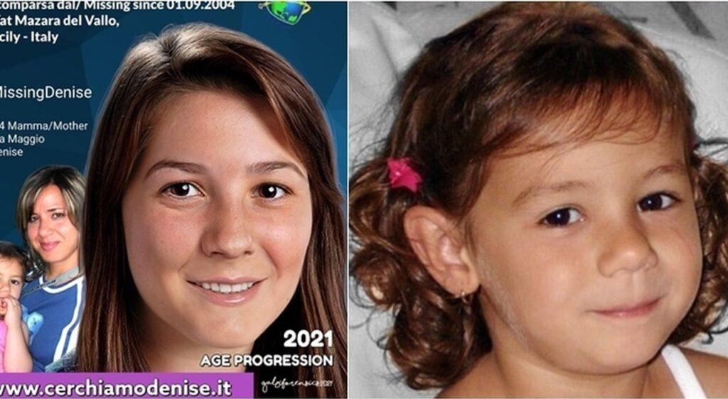 Come potrebbe apparire oggi Denise Pipitone, scomparsa ormai da 17 anni.