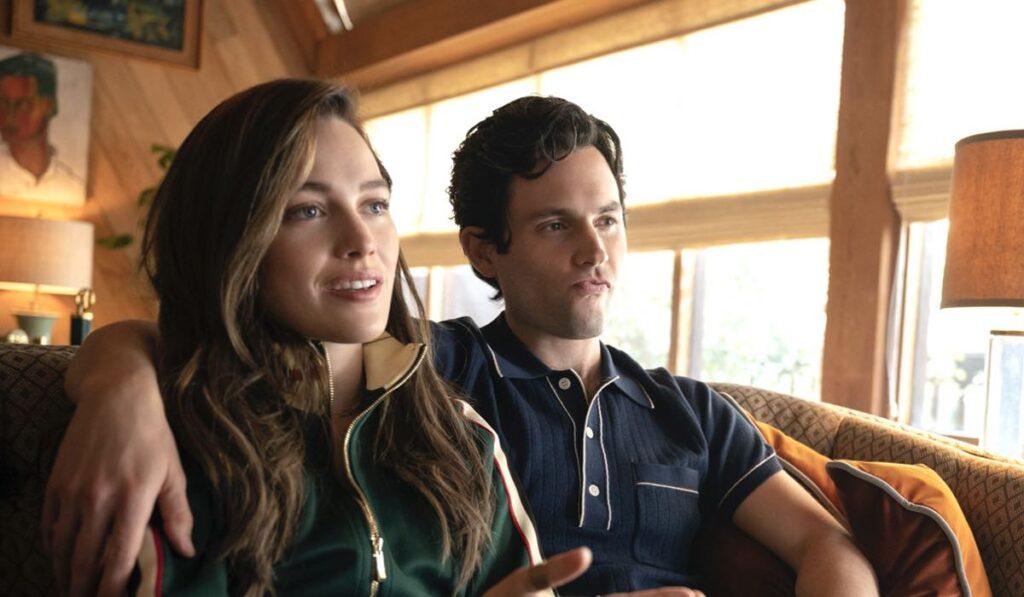 victoria pedretti e penn badgley in you 3 credits john p fleenor netflix