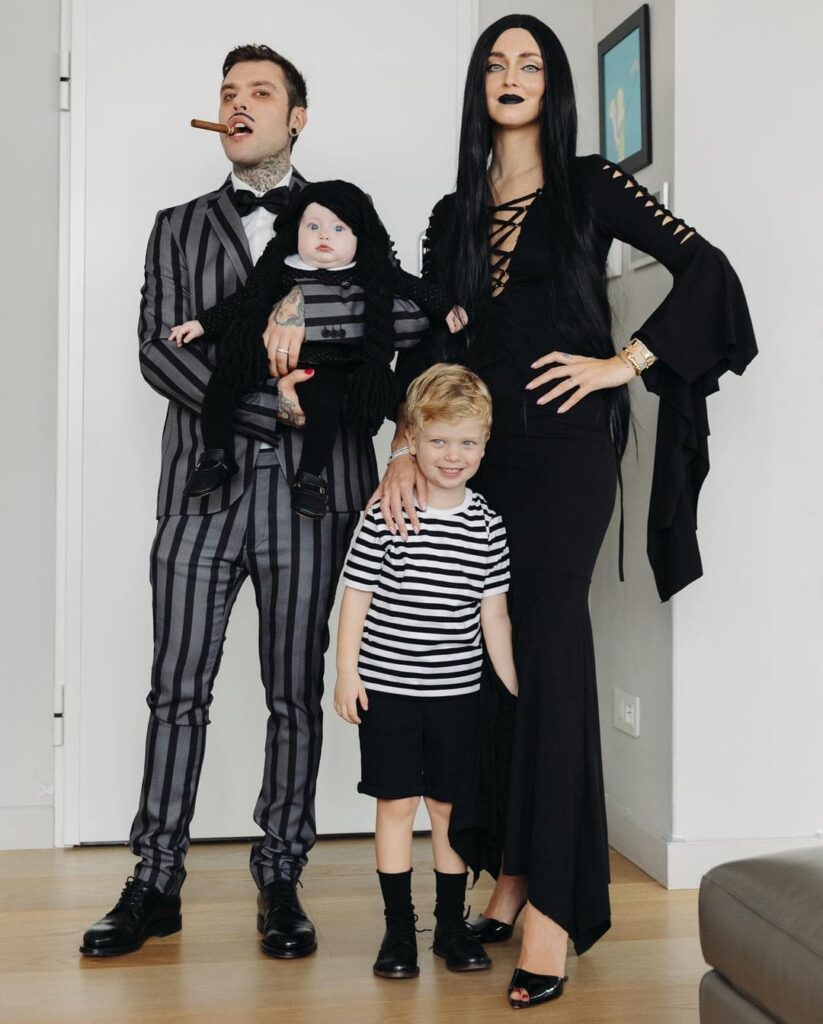 ecco come hanno festeggiato halloween i ferragnez