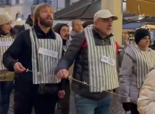 protesta dei no green pass