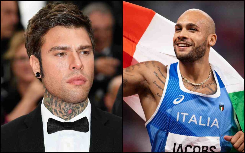 Fedez e Marcell Jacobs Getty Images